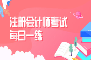 2020年注册会计师考试《会计》每日一练（2-11）