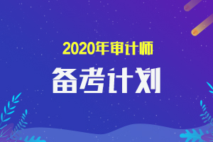 【原创】2020审计师四个阶段备考计划，让你学习快人一步!