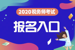 宁夏2020年税务师考试报名入口