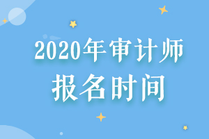 2020年河北省初级审计师考试有补报名吗，报名流程是什么？