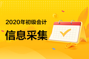 初级会计信息采集是在哪里？