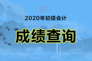 黑龙江七台河2020年初级会计查分入口开通了