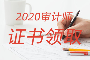 重庆市2020年初级审计师证书领取的时间公布了吗？