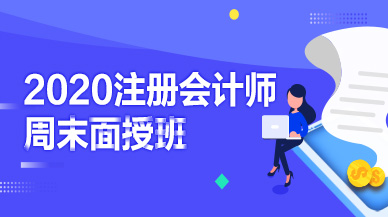 2020年注册会计师周末面授班