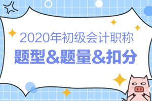 初级会计题型题量以及扣分标准是怎么样的？