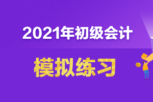 2021年初级会计职称考试模拟练习题汇总（11-11）